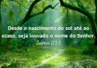 Salmo do dia
