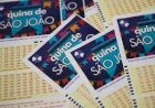 Caixa abre apostas da Quina de São João e prêmio estimado é de R$ 180 milhões