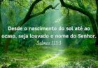 Salmo do dia