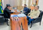 Prefeito Juliano Ferro aprecia livro que contará história de Ivinhema