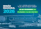 Câmara promove na segunda-feira Sessão Solene Inaugural dos trabalhos legislativos de 2026