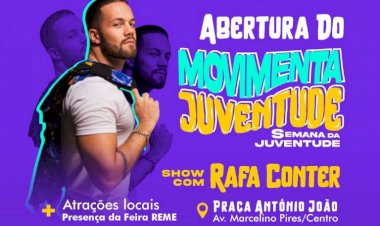 Movimenta Juventude começa nesta sexta na Praça Antônio João