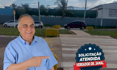 Dr. Jamal conquista travessia elevada em frente à Instituição Juliano Varela