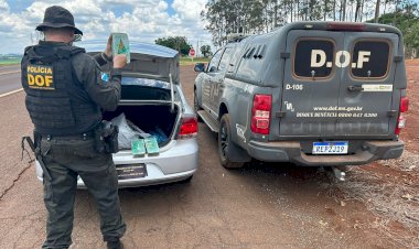 Paraguaio é preso pelo DOF com pasta base de cocaína que seria entregue em Dourados