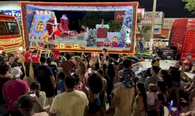 Caravana de Natal da Coca-Cola passa pelo Dourados Brilha neste sábado (14)
