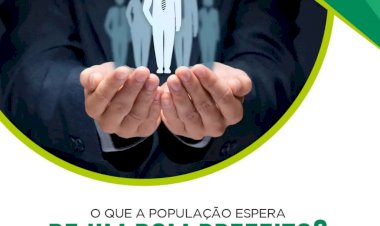 O que você espera do seu novo prefeito?