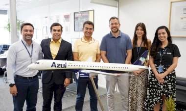 Em São Paulo, Marçal ouve de diretores que Azul voltará a operar em Dourados