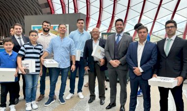 Vereador Otávio Trad participa da cerimônia de lançamento do Campeonato Sul-Mato-Grossense de Futebol