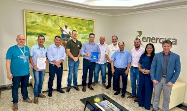 Prefeito Paleari e lideranças de Nova Alvorada do Sul se reúnem com a Energisa para cobrar melhorias no fornecimento de energia