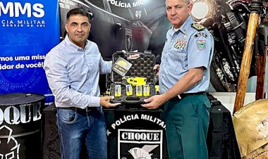 PMMS recebe equipamentos importados do Governo de MS