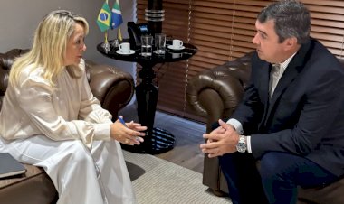 Lia Nogueira leva para Riedel urgência de passarela na MS-156 e recapeamento no Água Boa