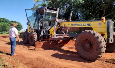 Governo de Mato Grosso do Sul investe R$ 1,4 milhão em pavimentação no distrito de Ipezal