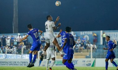 Operário marca no fim e sai na frente do Ivinhema na final do Campeonato Sul-Mato-Grossense