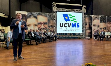 Gerson participa da posse da nova presidência da União das Câmaras e defende união e diálogo para o desenvolvimento de MS