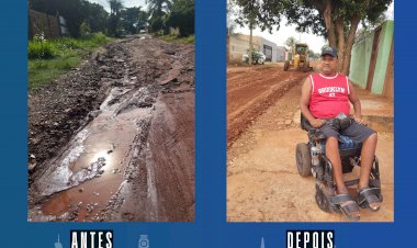 A pedido do vereador Marquinhos Trad, a Prefeitura realizou melhorias na Rua Enzo Ciantelli