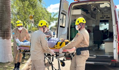 Maio Amarelo é encerrado em Nova Alvorada do Sul com simulado de acidente