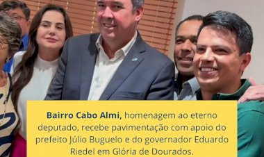 Bairro Cabo Almi é destaque em novo investimento de pavimentação em Glória de Dourados