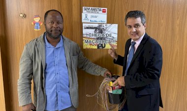 Landmark discute parceria com empresa para acabar com a ‘maçaroca’ de fios soltos em Campo Grande