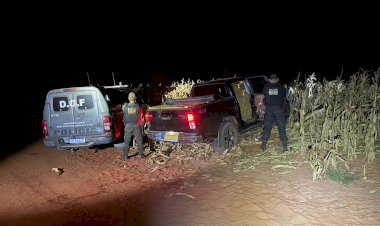Caminhonete furtada no Paraná é recuperada pelo DOF com mais de 1,7 tonelada de drogas