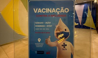 Prefeitura leva vacina contra a Influenza ao Shopping Avenida Center no fim de semana