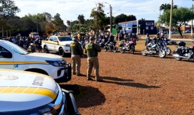 Ações educativas do Detran-MS, voltadas para motociclistas, movimentam cidades do interior