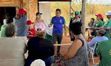 Em assentamento, Landmark defende criação de cinturão verde e reforça luta pela reforma agrária