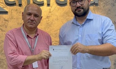 João Paulo do Dinho vai à Energisa e cobra melhorias na rede elétrica de Cristalina
