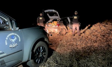 Quase 200 kg de maconha são apreendidos em carro após perseguição
