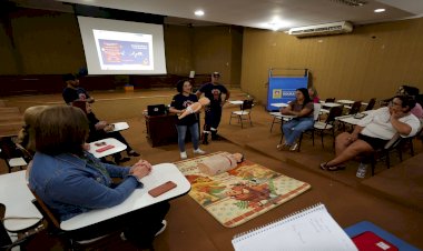 Prefeitura e Samu capacitam educadores da rede municipal para primeiros socorros