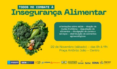 Prefeitura e parceiros promovem ação para reforçar combate à insegurança alimentar