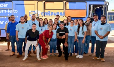 Prefeitura de Ivinhema recebeu caravana do castra móvel