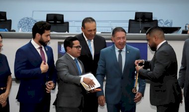 Câmara homenageia deputado Gerson Claro com Medalha Juvêncio César da Fonseca