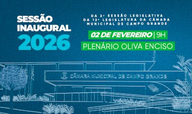 Câmara promove na segunda-feira Sessão Solene Inaugural dos trabalhos legislativos de 2026