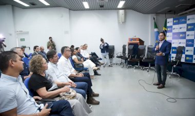 Em encontro com representantes do comércio, vereador Otávio Trad defende valorização do centro