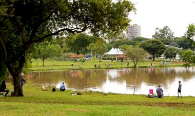 Em homenagem ao trabalhador, prefeito libera pesca no Parque do Flórida no Dia do Trabalh