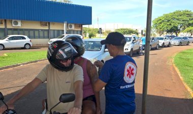 Drive-thru da vacina contra Chikungunya imunizou 405 pessoas no feriado