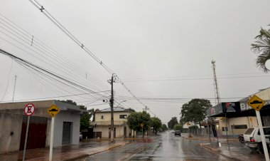 Dourados tem 41 mm de chuva, temperatura despenca e frio aumenta neste sábado