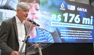 Governo de MS anuncia R$ 176 milhões para ampliar e modernizar abastecimento de água em 16 cidades