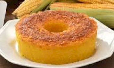Bolo de milho verde da espiga