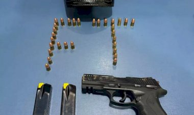Suspeito de estar em lista de execução é preso com pistola e munições
