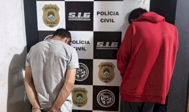 Polícia prende dupla suspeita de executar comerciante em Dourados