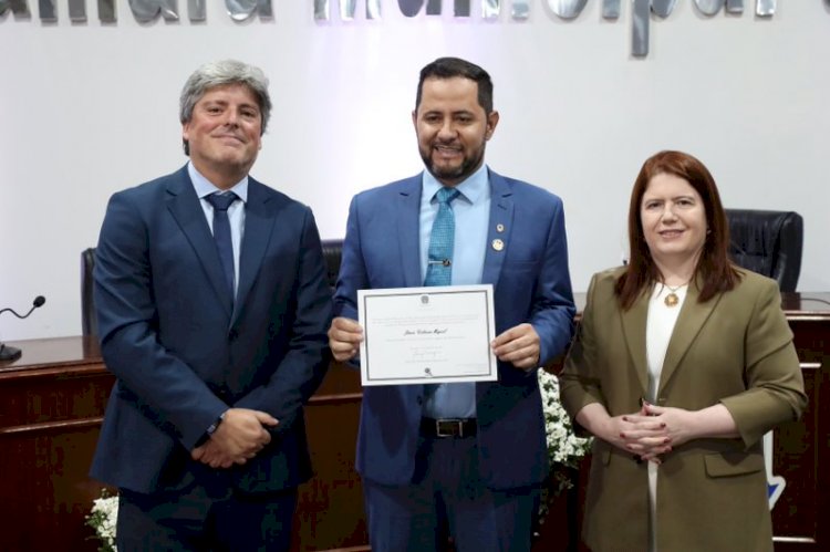 Jânio Miguel é Diplomado para Terceiro mandato como Vereador de Dourados