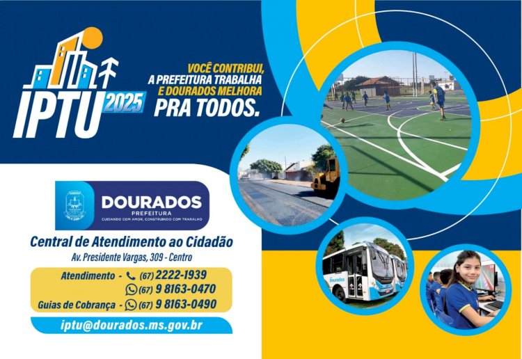 Moradores podem imprimir boletos do IPTU em escolas