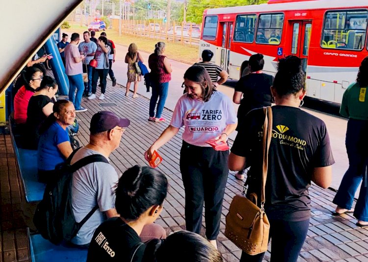 Luiza Ribeiro mobiliza pela revogação do aumento da tarifa do transporte coletivo
