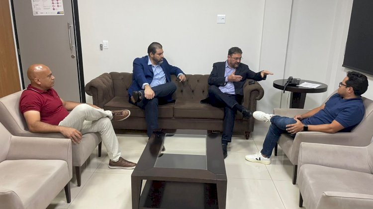 Ronilço Guerreiro participa de reunião com presidente da Fiems