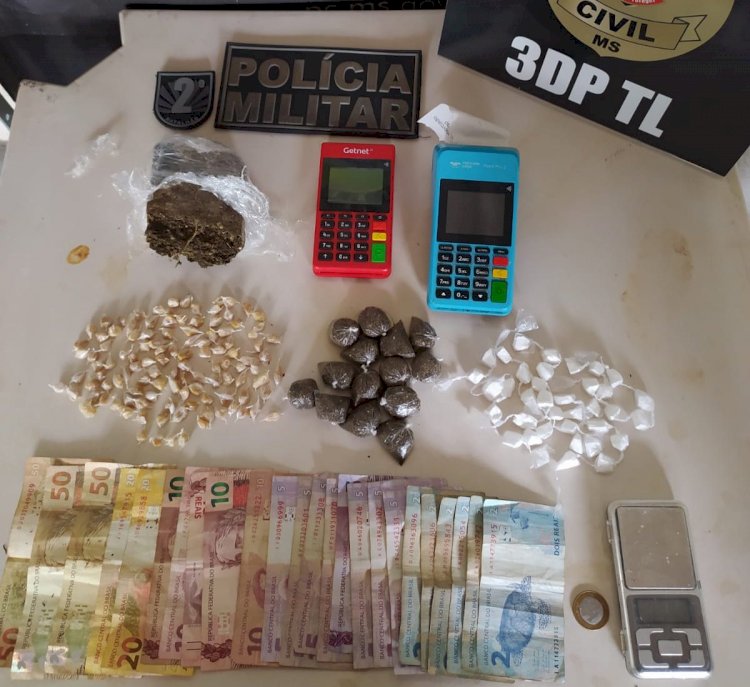 Polícia apreende drogas e desmantela ponto de tráfico operado por adolescentes 