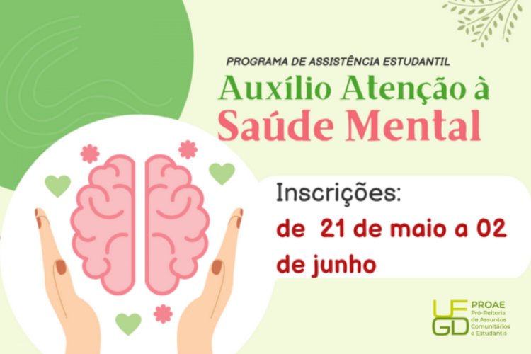 UFGD abre inscrições para Auxílio Atenção à Saúde Mental, com apoio financeiro para estudantes
