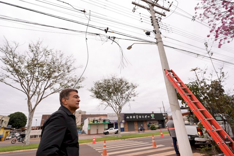 Prefeitura amplia força-tarefa para diminuir poluição visual dos fios de internet e telefonia