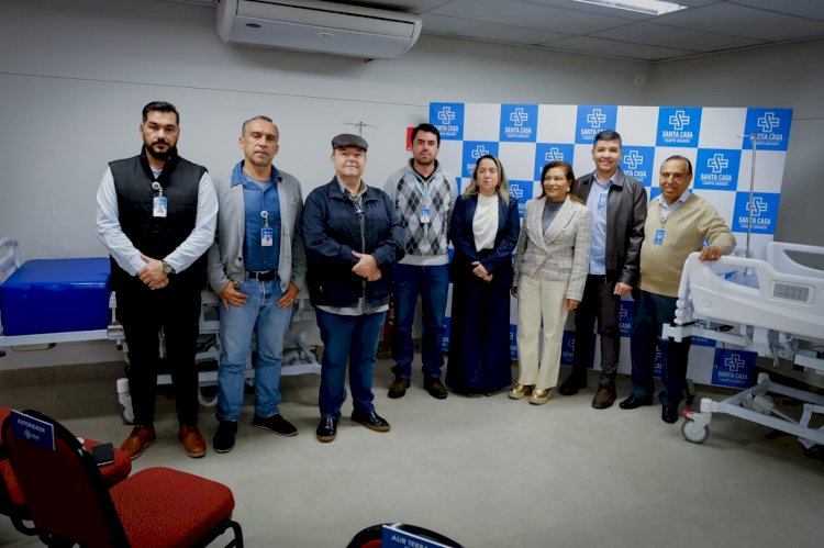 Lia Nogueira investe em estrutura da Santa Casa de Campo Grande