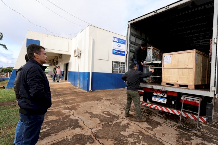 Prefeitura entrega novos equipamentos ao Posto de Saúde CSU do Água Boa